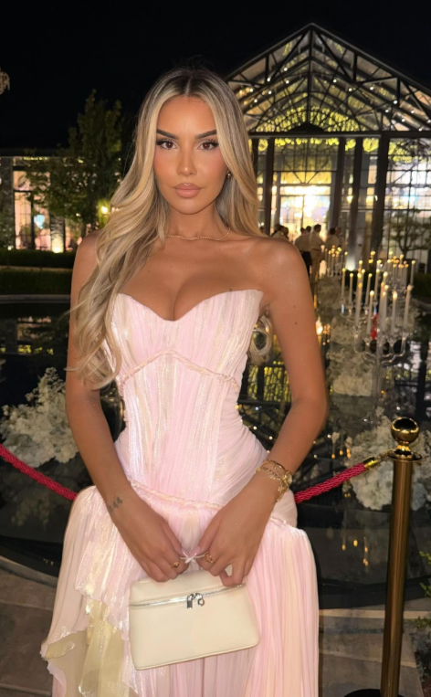 Chic Pink Prom Dress Sheath Chiffon Long Evening DressED11223