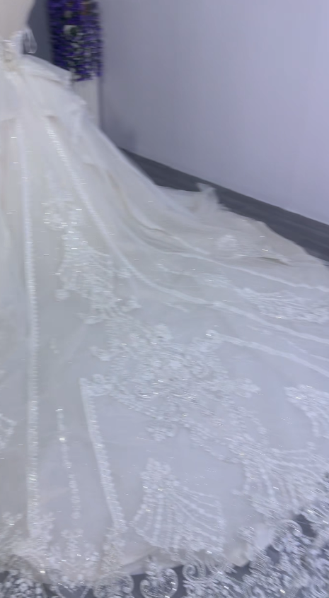 Timeless White Lace Wedding Dress A-Line Bridal Gown ED11490