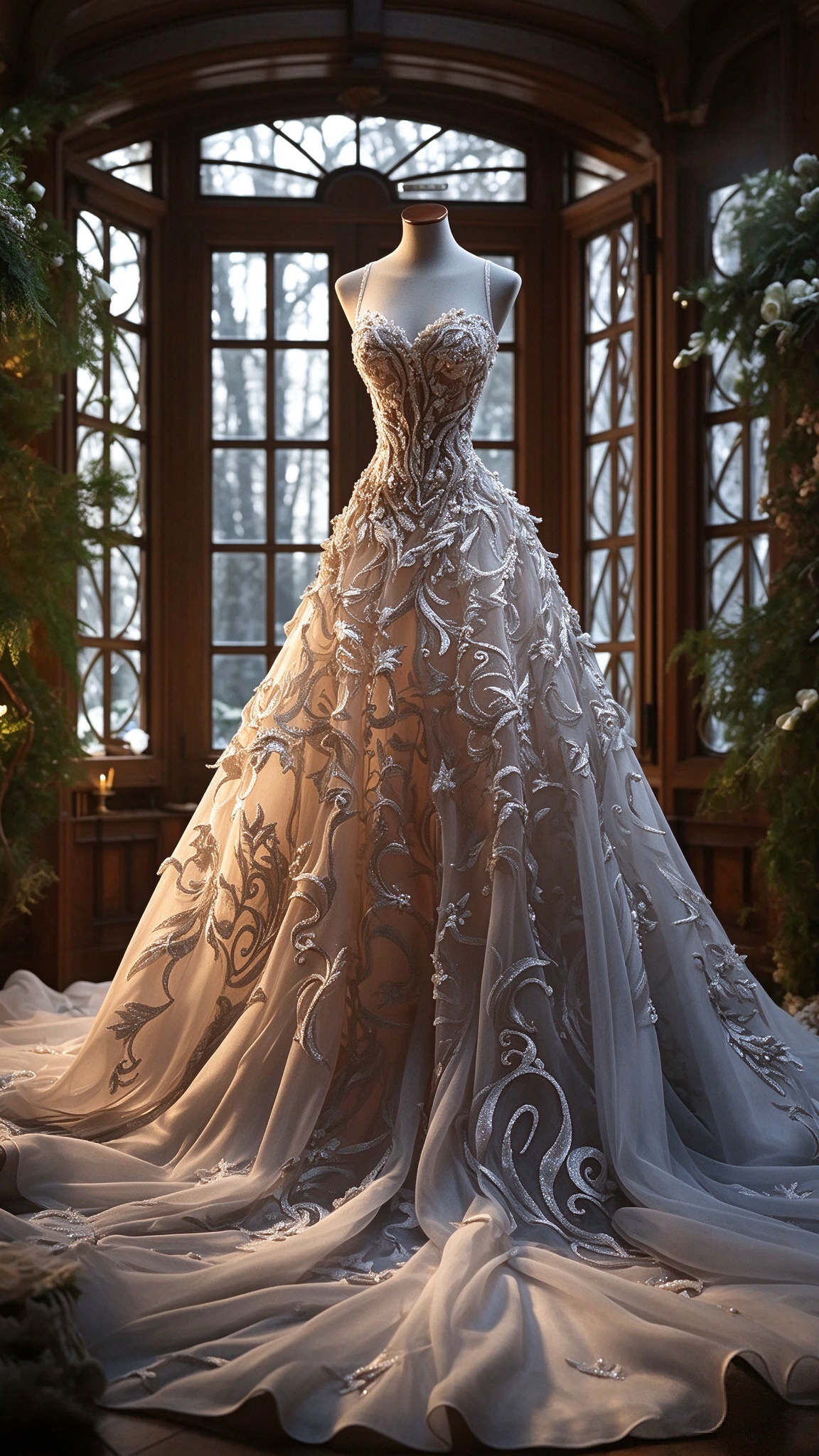 Timeless White Tulle Wedding Dress A-Line Bridal Gown ED11496