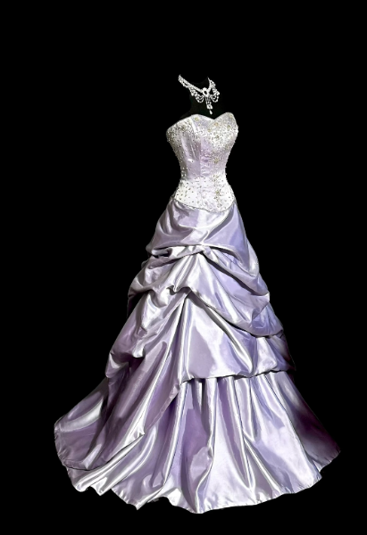 Gorgeous Purple Prom Dress A-Line Satin Long Evening Dress ED11658