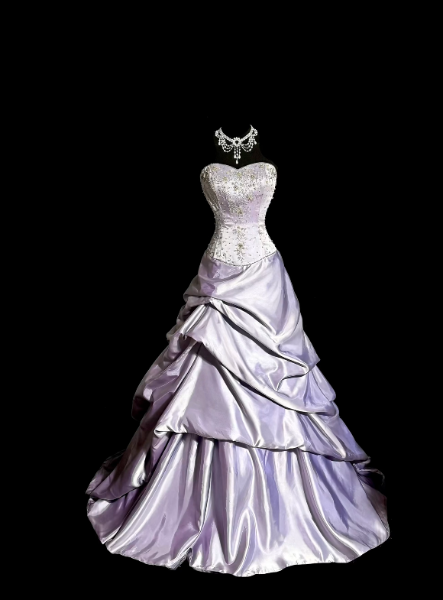 Gorgeous Purple Prom Dress A-Line Satin Long Evening Dress ED11658