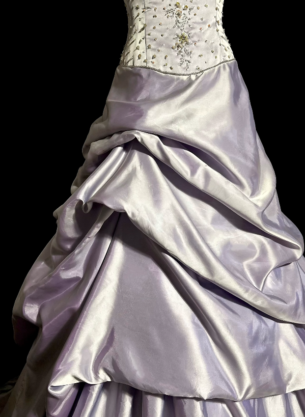 Gorgeous Purple Prom Dress A-Line Satin Long Evening Dress ED11658
