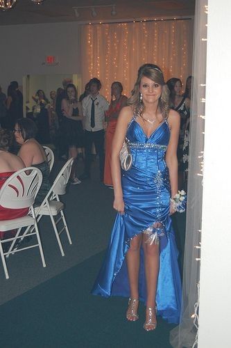 Robe de bal chic bleue, coupe fourreau, en satin, longue robe de soirée ED11816