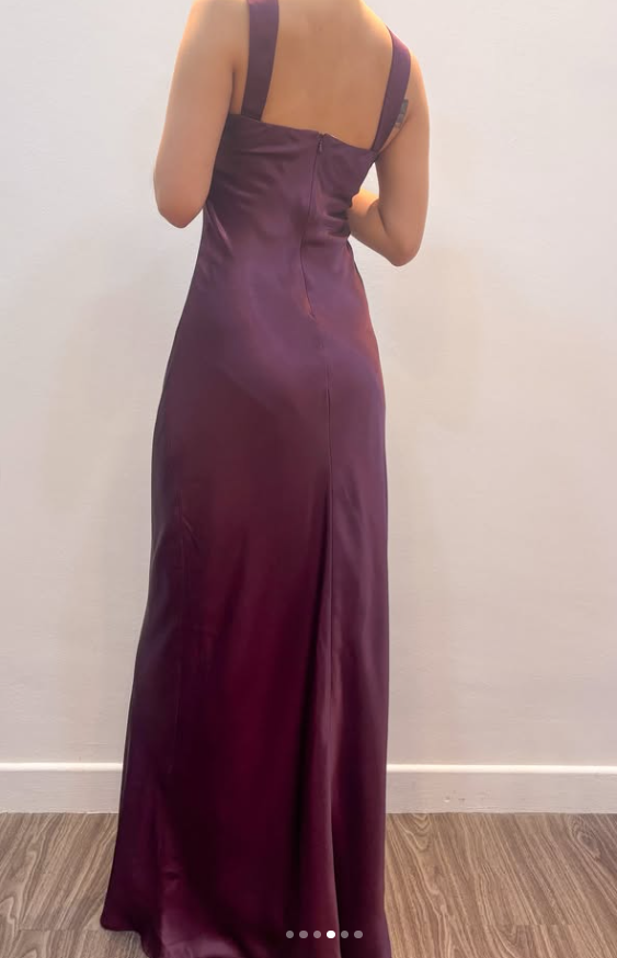 Robe de bal rouge glamour à perles, bretelles, coupe trapèze, longue robe de soirée en mousseline ED11850