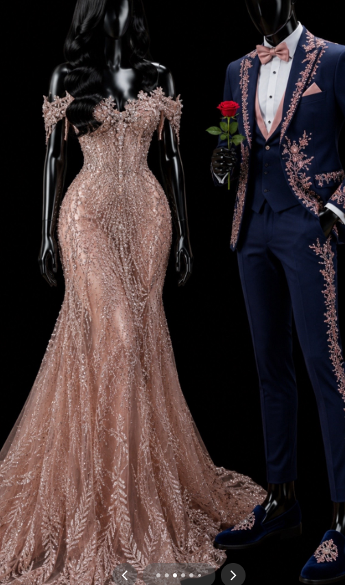 Fashion Pink Prom Dress Sheath Sequins Tulle Long Evening Dress ED12149