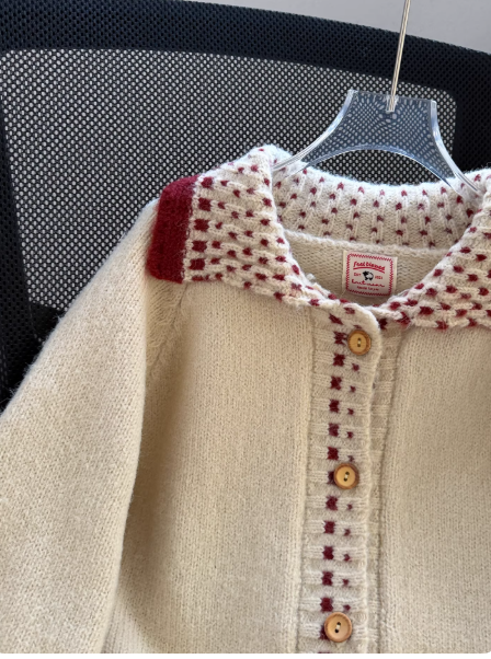 Cardigan mignon abricot ED01342