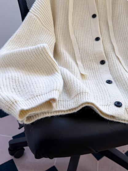 Cardigan mignon abricot ED01342