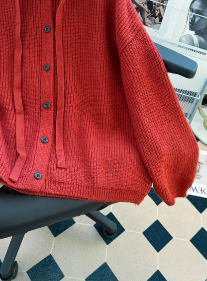 Cardigan mignon abricot ED01342