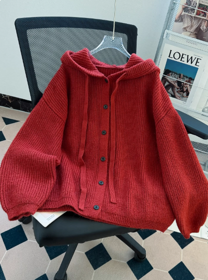 Cardigan mignon abricot ED01342