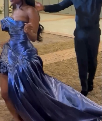 Sexy Strapless Sheath Blue Long Prom Dresses with Slits Satin Blue Formal Dresses EP05102