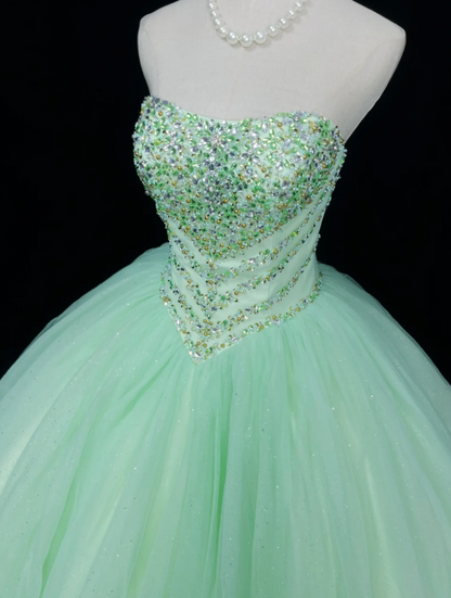 Robes d'anniversaire élégantes bleu dégradé, col en V, paillettes, mousseline, fourreau, robes de bal, robes de soirée ED04456