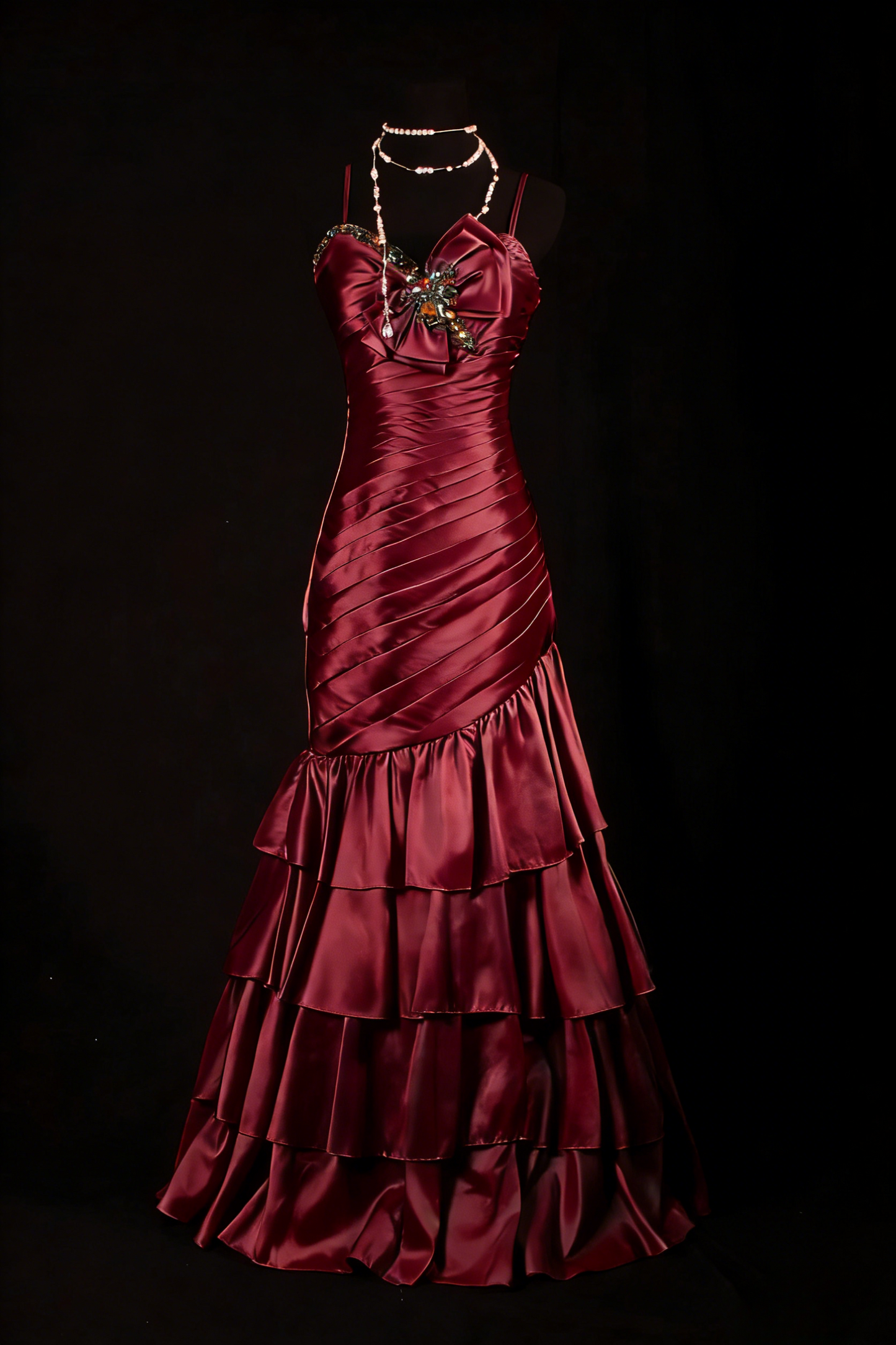 Fairy Spaghetti Straps Sheath Long Prom Dresses Satin Sleeveless Evening Dresses Teal Birthday Dresses EP05703