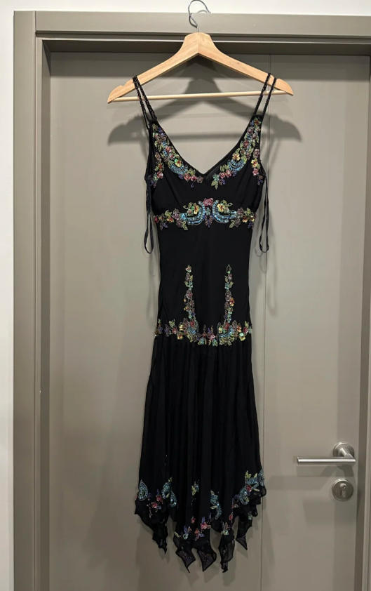 Chic Black Short Prom Dresses Sheath Spaghetti Straps Birthday Dresses Beaded Chiffon Sleeveless Homecoming Dresses  EP06042