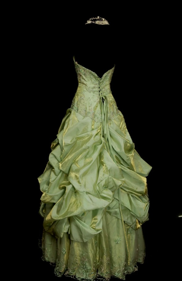 Cute Green A-Line Long Prom Dresses Satin Strapless Quinceanera  Dresses Sleeveless Sweet 16 Dress EP06087