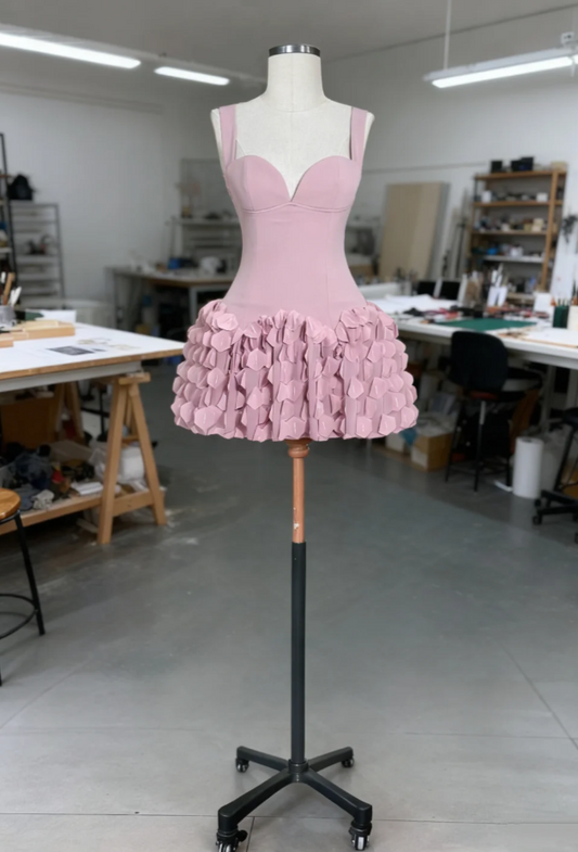 Sexy Pink Party Dresses, Straps Sheath Short Prom Dresses, Satin Sleeveless Evening Dresses EP06514