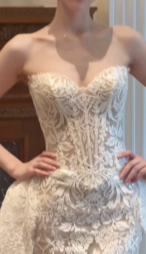 Timeless Sweetheart Sheath Wedding Dress Appliques Lace Bridal Gowns White Birdal Dress EW04763