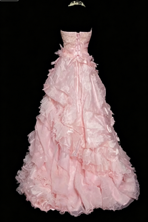 Robe de bal bustier élégante pour Quinceañera, en tulle avec appliques, robe d'anniversaire rose, robe de bal de promo pour Sweet 16, EW04830