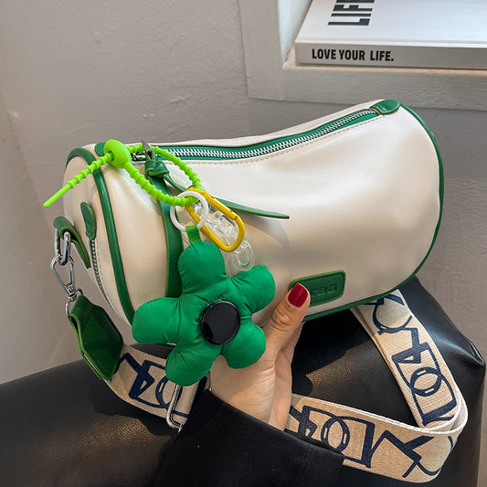 Sac à bandoulière polyvalent et décontracté à large bandoulière ED0505