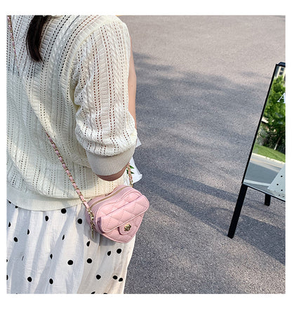 Fashion chain heart crossbody bag ED0319
