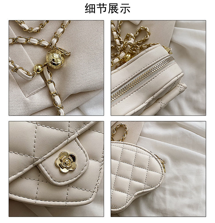Fashion chain heart crossbody bag ED0319