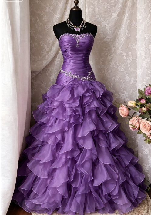 Pink Prom Dress A-Line Tulle Strapless Sweet 16 Dress Sleeveless Long Evening Dress  E0205
