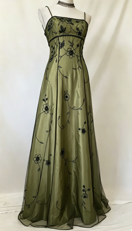 Vintage Blue Gradient Empire Prom Dresses Backless Romantic Beaded Evening Dresses Guest Dresses ED01406