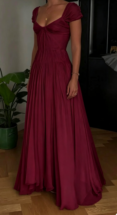 Elegantes weißes A-Linien-Brautkleid, verzaubertes Chiffon-Luxus-Brautkleid ED01511