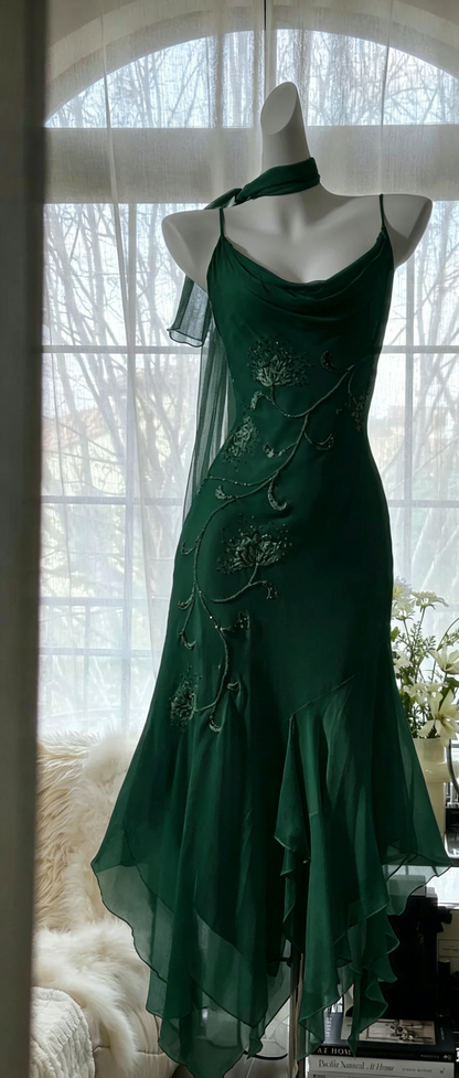 🫧Y2K Fairytale White Chiffon Short Prom Dress Vintage Applique Beading Party Dresses  ED01930