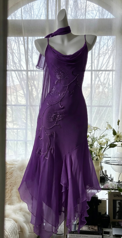 🫧Y2K Fairytale White Chiffon Short Prom Dress Vintage Applique Beading Party Dresses  ED01930