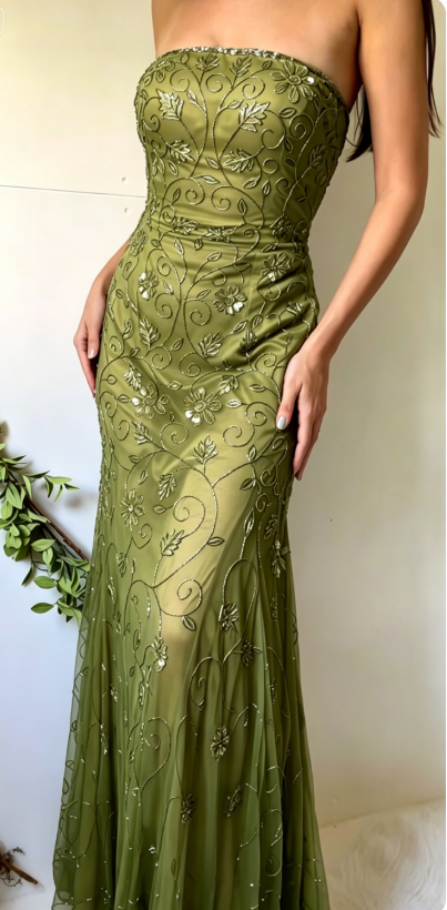 Vintage-Inspired Purple Chiffon Mermaid  Prom Dresses Elegant Beaded Sleeveless  Party Dresses ED01988
