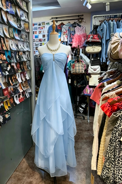 Fairytale Yellow Chiffon Cocktail Party Dresses Halter Neck Sleeveless Guest Dresses ED02154