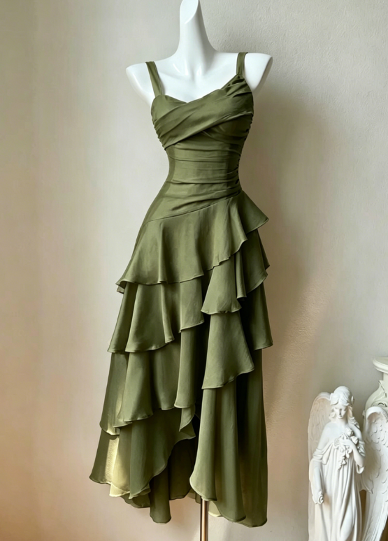 Fashion Spaghetti Straps 16th Birthday Outfits Chiffon A-Line Short Prom Dresses Sweet Homecoming Dress ED02214