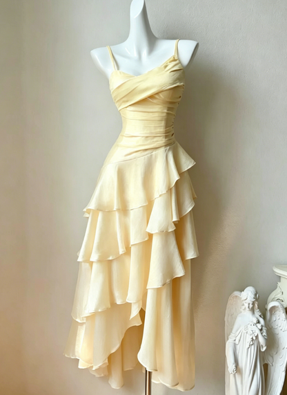 Fashion Spaghetti Straps 16th Birthday Outfits Chiffon A-Line Short Prom Dresses Sweet Homecoming Dress ED02214