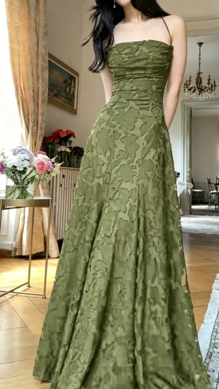 Chic Spaghetti Strap Sheath Wedding Guest Dresses,Lace Rust Red Formal Dresses ED04427