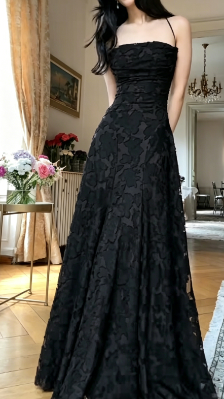 Chic Spaghetti Strap Sheath Wedding Guest Dresses,Lace Rust Red Formal Dresses ED04427