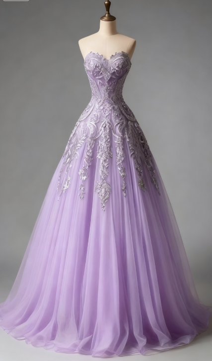 Palace-Style Sweetheart A-Line Long Prom Dresses Tulle Forest Green Sweet 16 Dresses ED04996