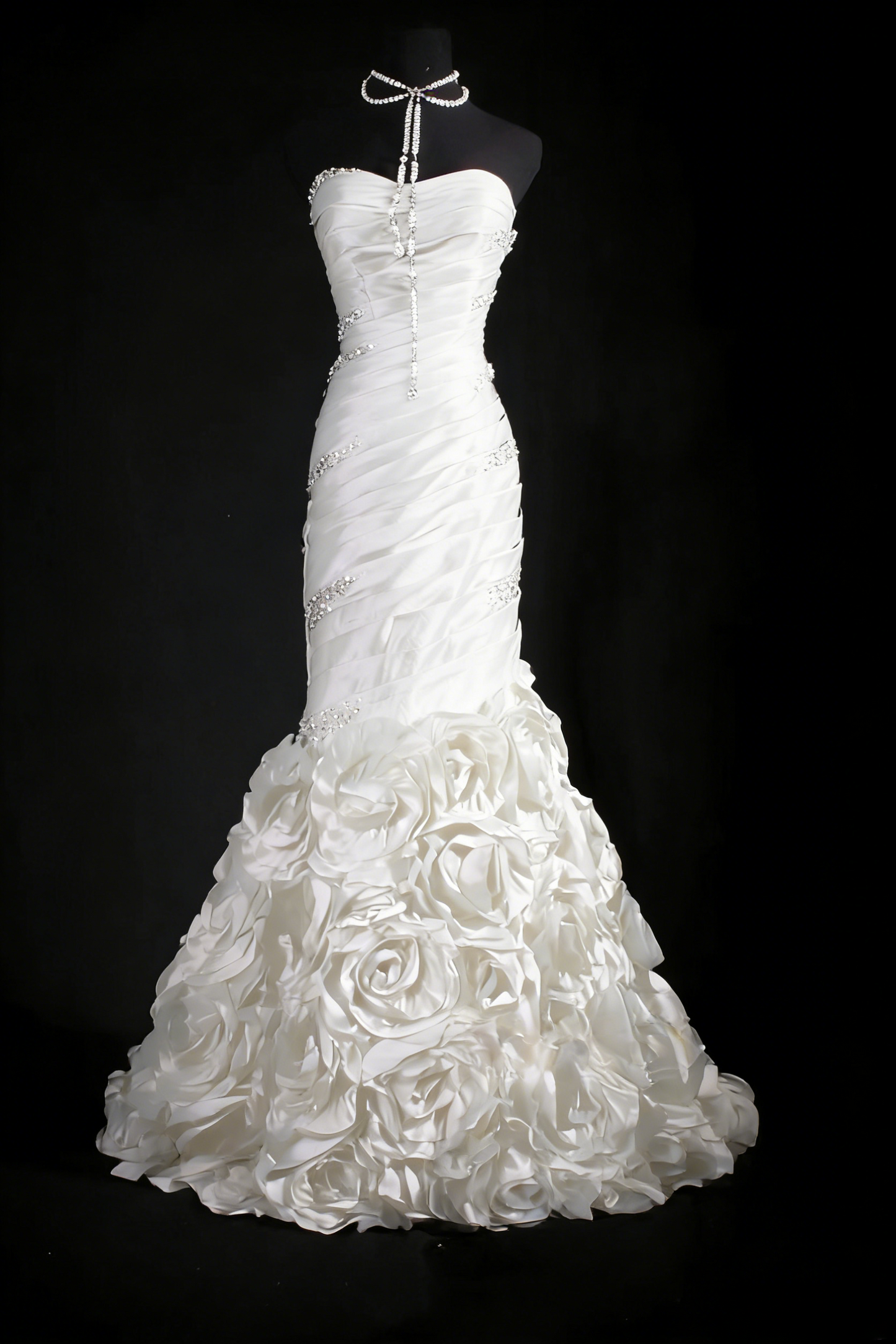 Fairy Mermaid Grape Long Prom Dresses Strapless Satin Beaded Grape Birthday Dresses Sleeveless Formal Dresses ED05319