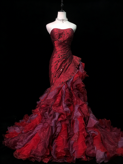 Wunderschönes dunkelolivgrünes herzförmiger Ausschnitt A-Linie Satin Tüll Kurzes Ballkleid Homecoming-Kleid ED02575