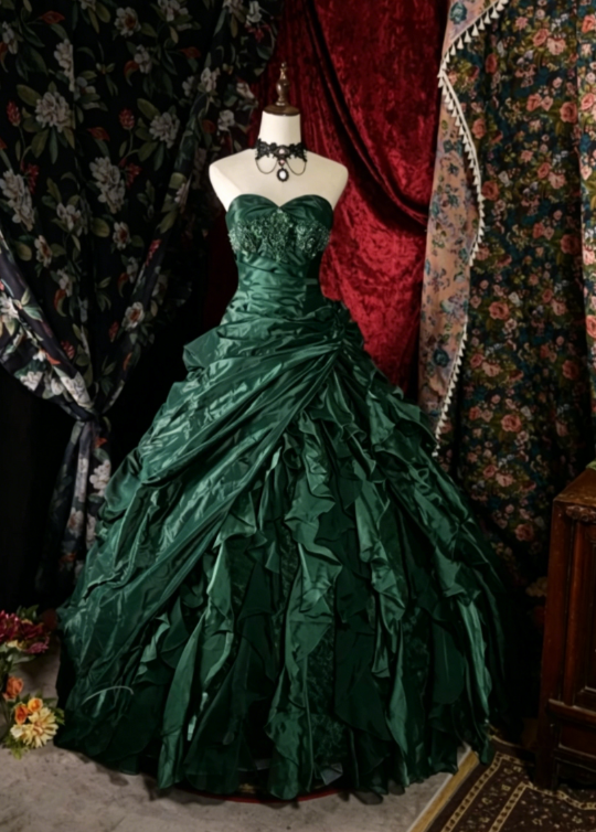 Cute Sweetheart A-Line Long Prom Dresses Satin Purple Quinceanera Dresses Sleeveless Sweet 16 Dress ED05451