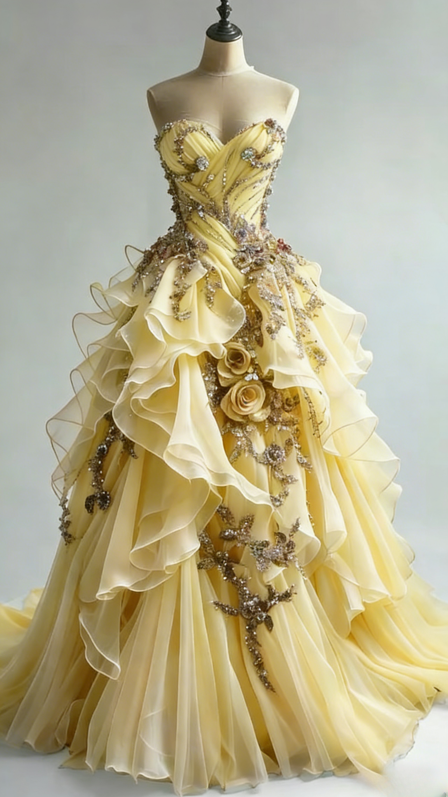 Robes d'anniversaire élégantes bleu dégradé, col en V, paillettes, mousseline, fourreau, robes de bal, robes de soirée ED04456