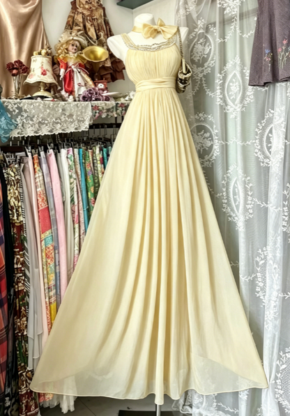 Chic Sheath Long Prom Dresses Chiffon Black Evening Gowns Straps Sleeveless Birthday Dresses ED05774
