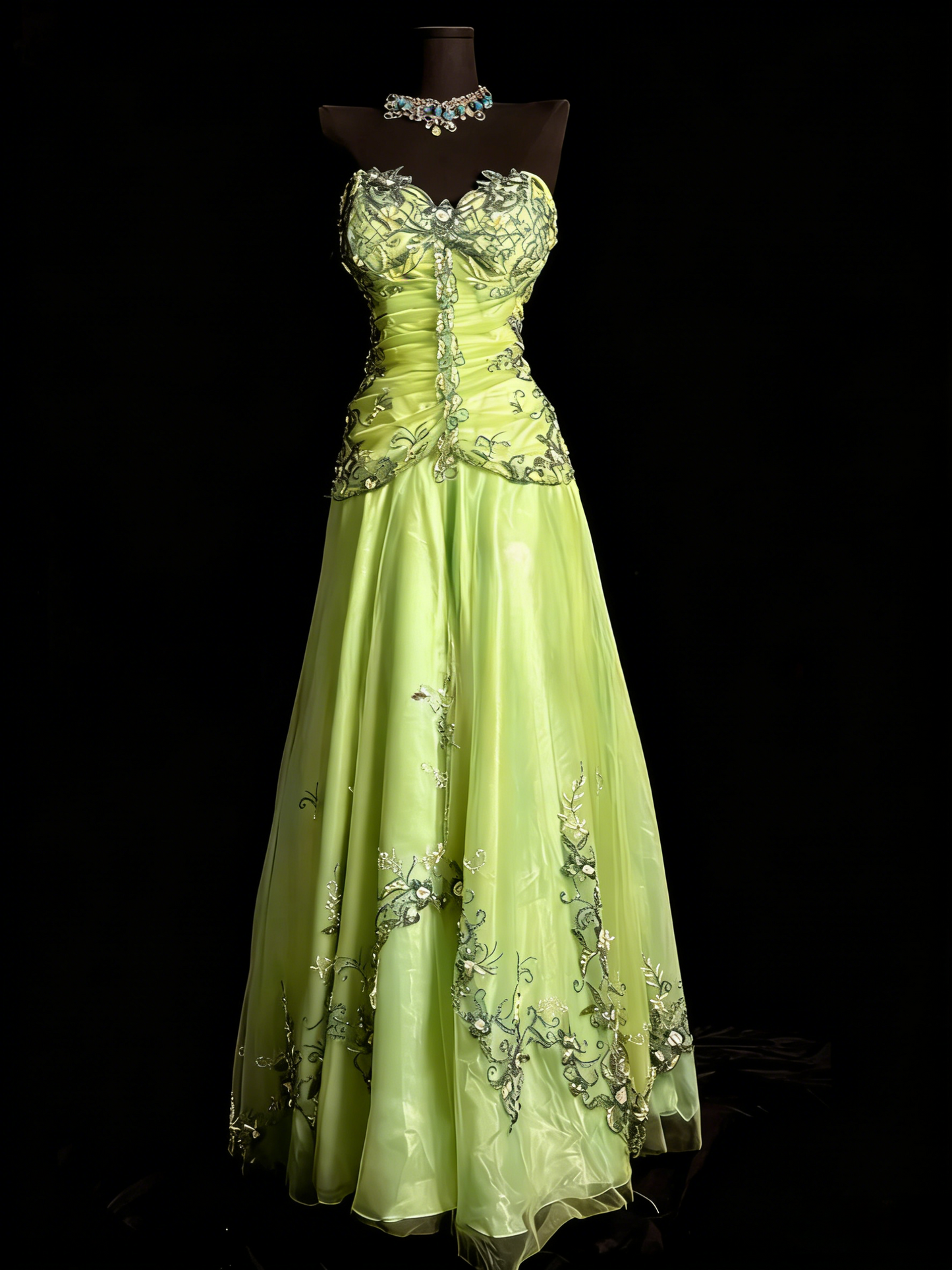 Chic Blue Long Prom Dresses Sweetheart A-Line Evening Dresses Beaded Tulle Sleeveless Party Dresses ED06125