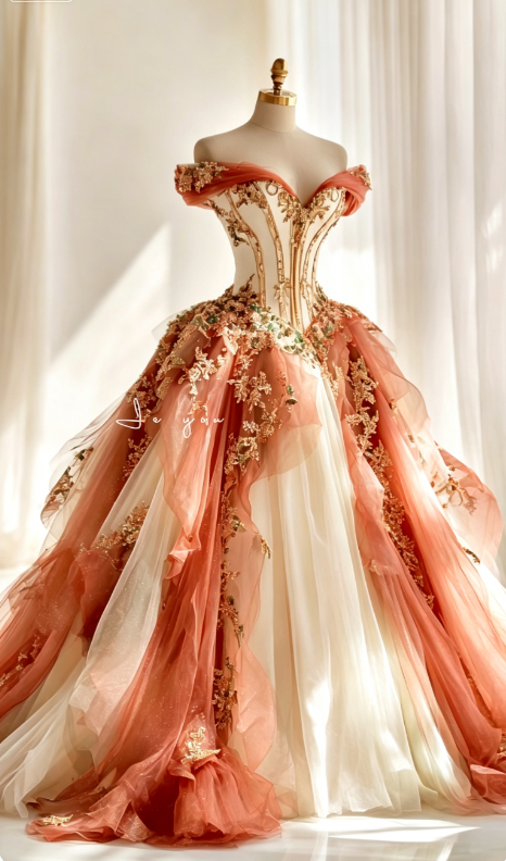 Chic Green Long Prom Dresses Appliques Tulle Off-shoulder A-Line Evening Dresses ED06152
