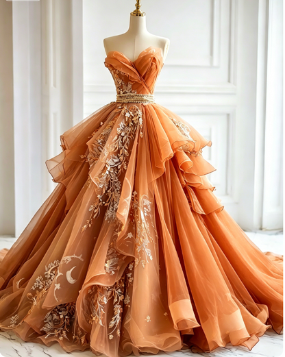 Chic Gray Blue Long Prom Dresses Tulle Applique Sweetheart A-Line Evening Dresses Sleeveless Birthday Dresses ED06211