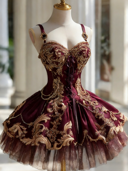 Wunderschönes dunkelolivgrünes herzförmiger Ausschnitt A-Linie Satin Tüll Kurzes Ballkleid Homecoming-Kleid ED02575