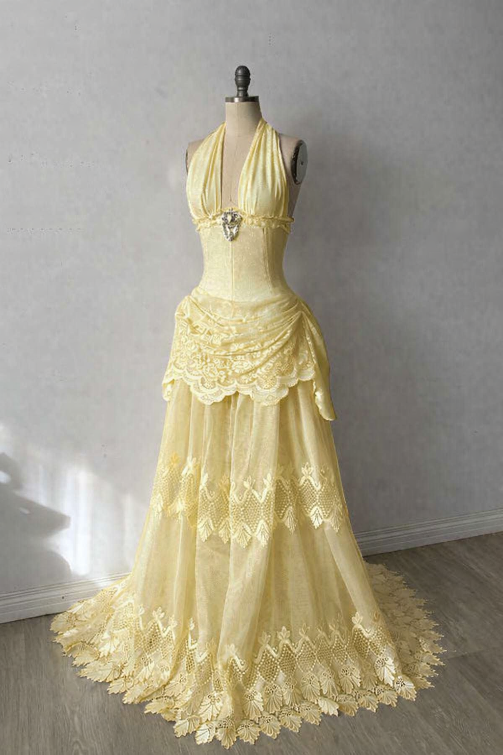 Robes d'anniversaire élégantes bleu dégradé, col en V, paillettes, mousseline, fourreau, robes de bal, robes de soirée ED04456