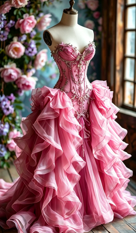 Gorgeous A-Line Purpie Long Prom Dress Beaded Tulle Sweetheart Evening Dress Sleeveless Sweet 16 Dress ED06428