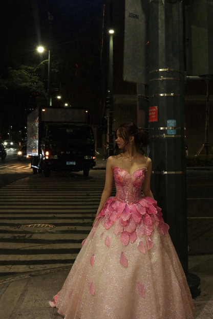 Gorgeous A-Line Long Prom Dress Tulle Sweetheart Evening Dress Sleeveless Birthday Dress ED06453