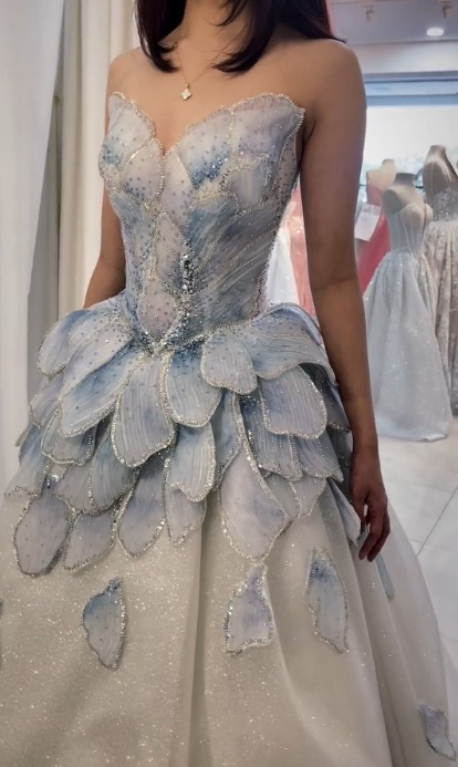 Gorgeous A-Line Long Prom Dress Tulle Sweetheart Evening Dress Sleeveless Birthday Dress ED06453