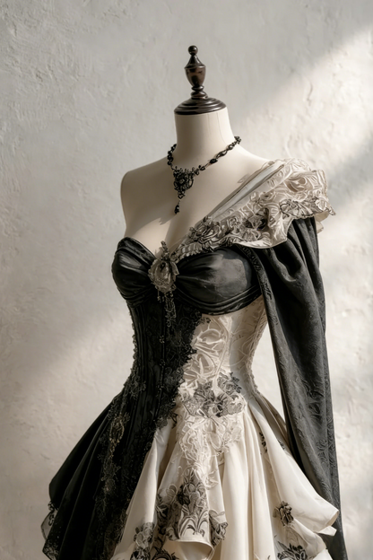 Chic Black Prom Dress  A-Line Party Dress Lace Sleeveless Birthday Dress ED06756